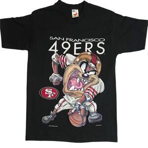 Vintage 1996 San Francisco 49ers Tasmanian Devil T-Shirt - Warner‎ Bros NFL USA